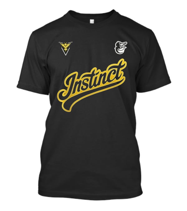 Baltimore Orioles Pokémon GO Team Instinct Collaboration 2026 T-Shirt