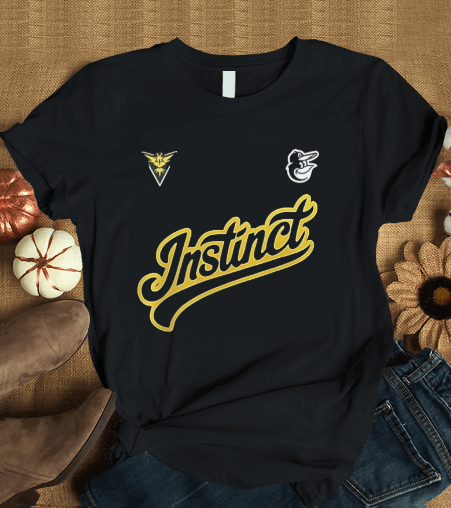 Baltimore Orioles Pokémon GO Team Instinct Collaboration 2026 T-Shirt