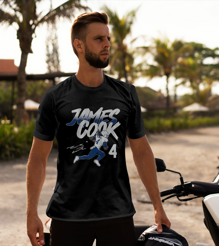 James Cook 4 Buffalo Bills Football Player Athlete T-Shirt