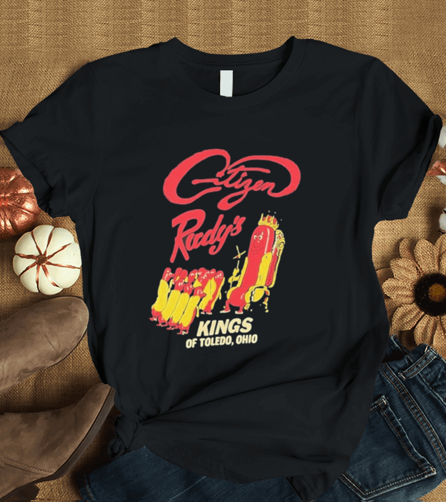 Citizen Rudy's Kings Of Toledo Ohio Hot Dogs T-Shirt