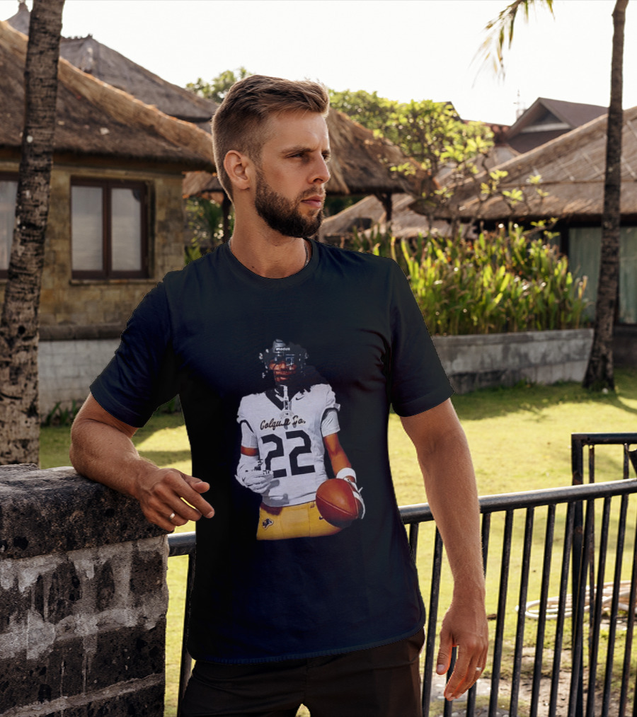 Colquitt County Packers Sean Ethan 22 Football Jersey Player Image T-Shirt