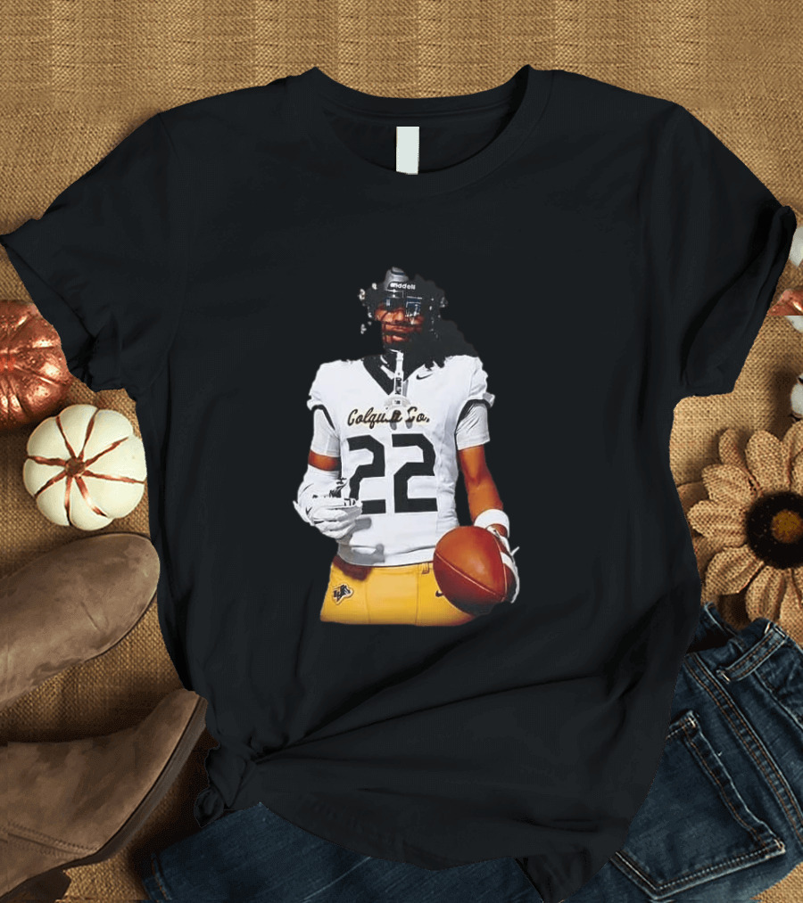 Colquitt County Packers Sean Ethan 22 Football Jersey Player Image T-Shirt