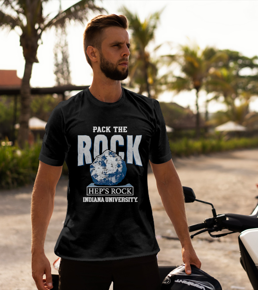 Pack The Rock Hep's Rock Indiana University T-Shirt
