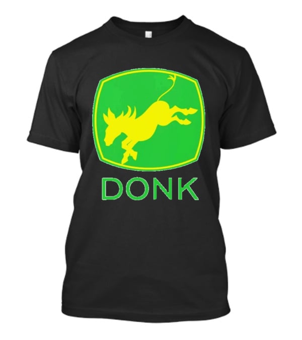 Donk Green And Yellow Farming Donkey T-Shirt