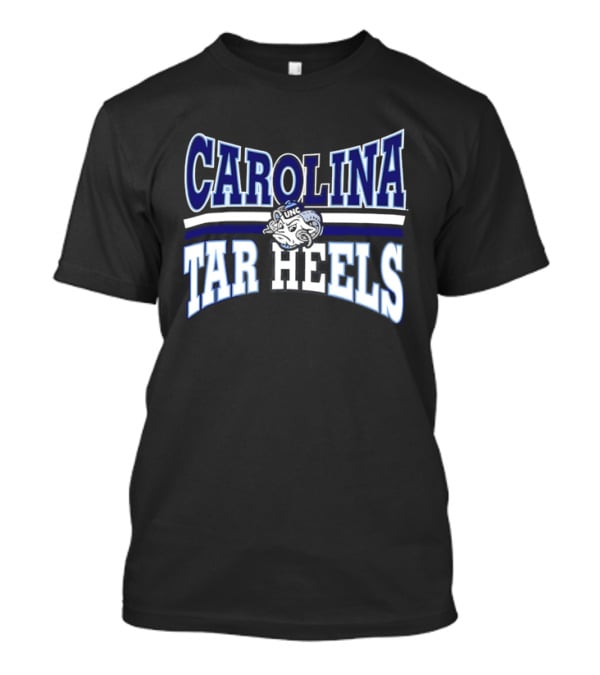 Carolina Tar Heels Cartoon Ram Head NCAA Unc T-Shirt