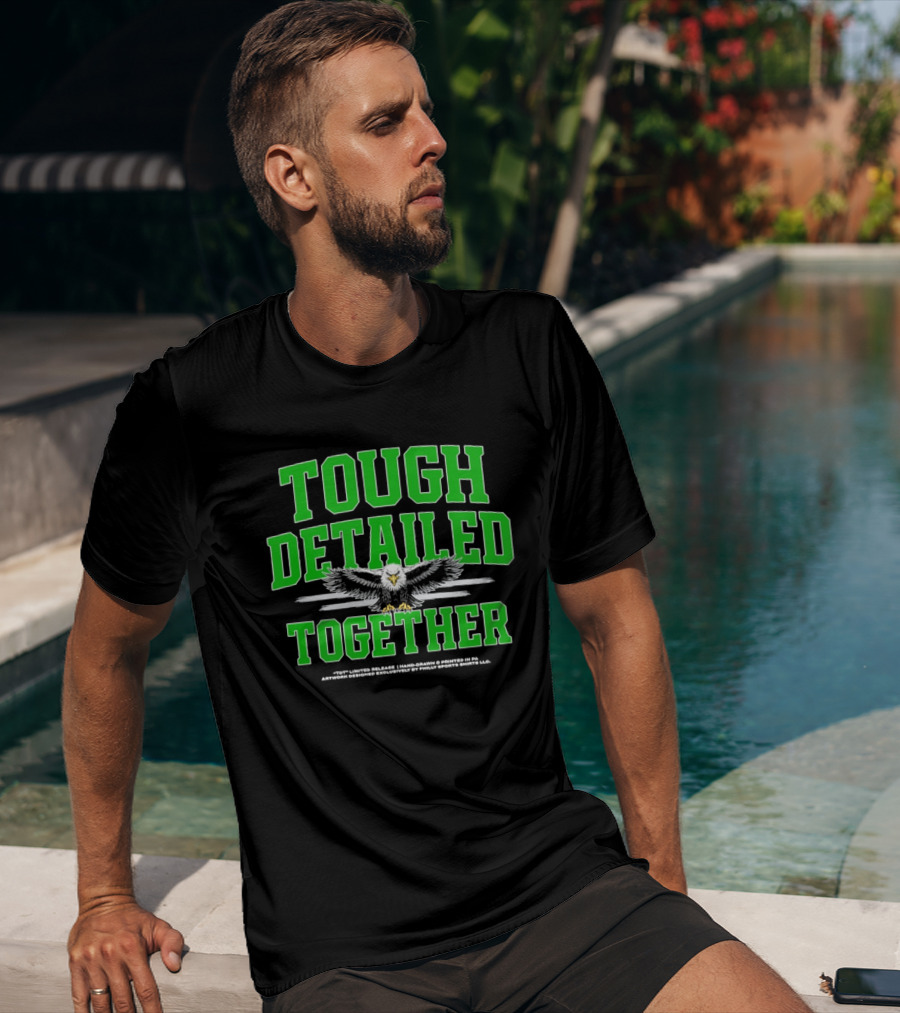 Philadelphia Eagles Tough Detailed Together Jalen Hurts T-Shirt