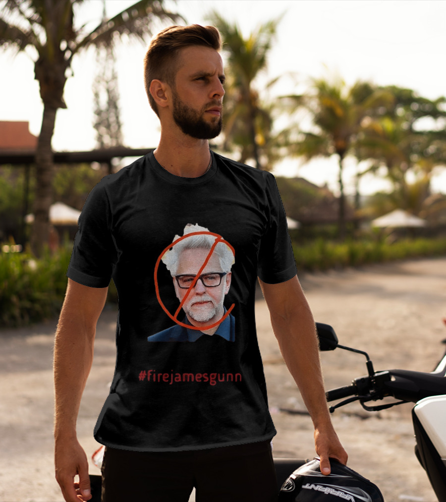 Firejamesgunn Protest James Gunn Director Criticism Controversy T-Shirt