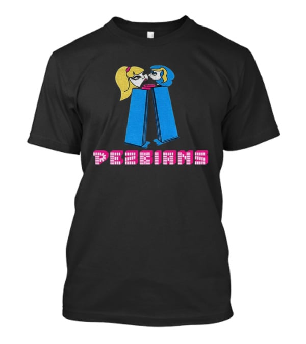 Pezbians The Powerpuff Girls Pez Dispenser Mashup T-Shirt