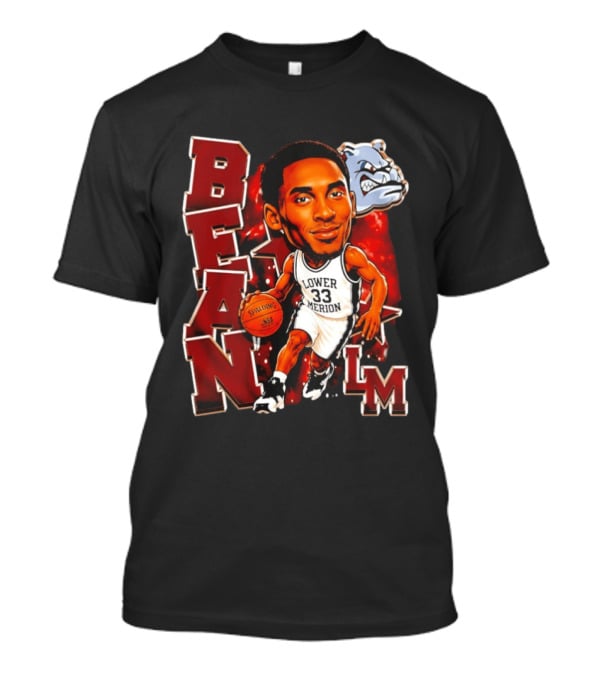 Kobe Bryant Lower Merion Aces Bean Spalding NBA Basketball LM Bulldog T-Shirt