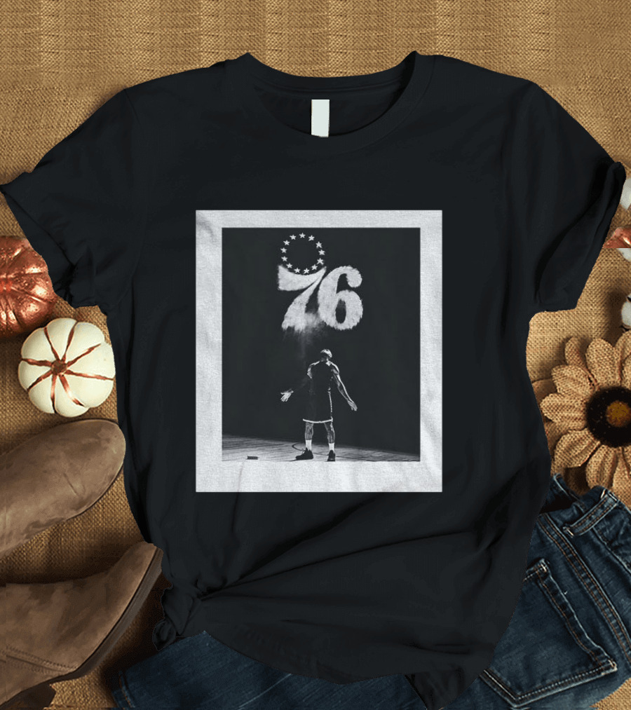 Philadelphia 76ers LeBron James Last Chalk Toss Moment T-Shirt
