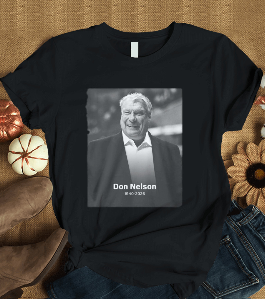 Don Nelson 1940 2026 Basketball Legend Memorial T-Shirt