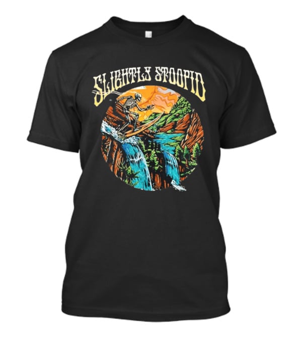 Slightly Stoopid Skeleton Surfing Red Rocks August 8 2026 T-Shirt