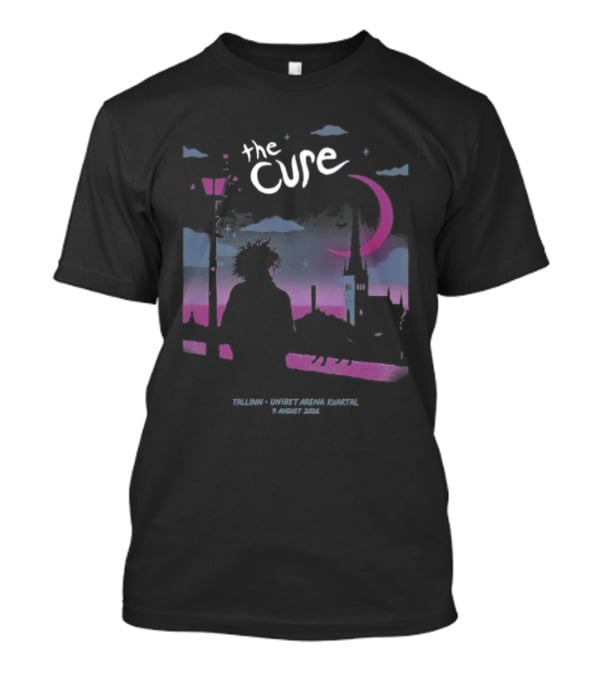 The Cure Tallinn 2026 Unibet Arena Kvartal 9 August Event T-Shirt