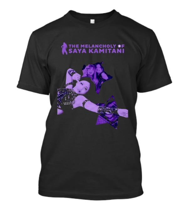 The Melancholy Of Saya Kamitani Purple Aesthetic T-Shirt