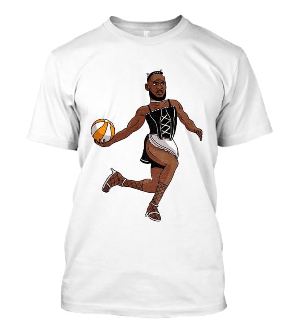 LeBron James Maid Outfit Basketball Crossover WNBA Fantasy T-Shirt