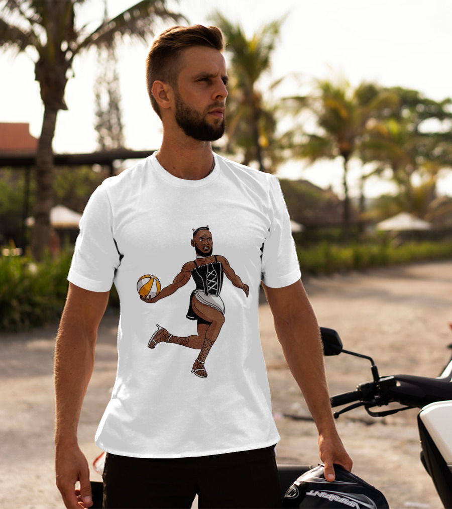 LeBron James Maid Outfit Basketball Crossover WNBA Fantasy T-Shirt