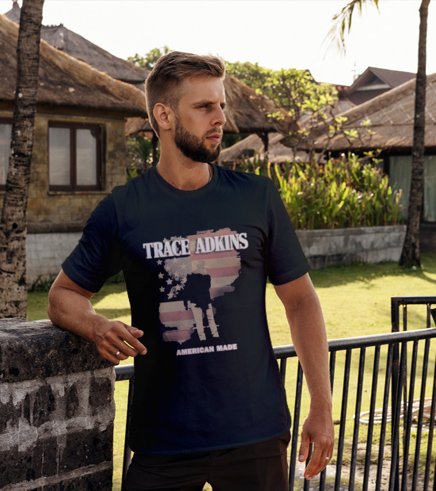 Trace Adkins American Made USA Flag Stars And Stripes T-Shirt