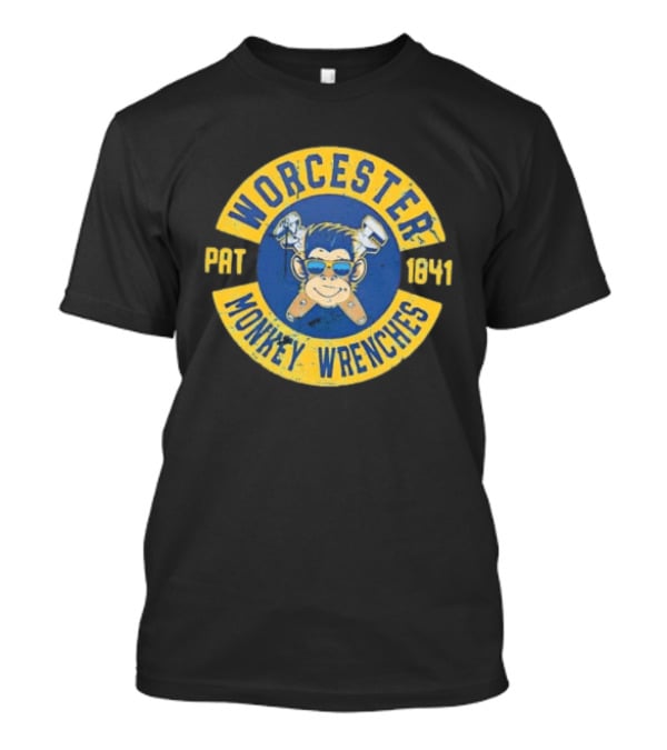 Worcester Pat 1841 Monkey Wrenches Monkey T-Shirt