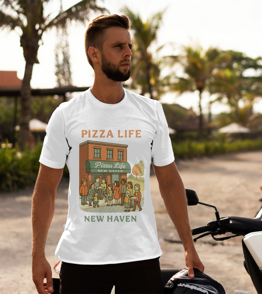 Pizza Life New Haven Family Gathering At Pizzeria T-Shirt