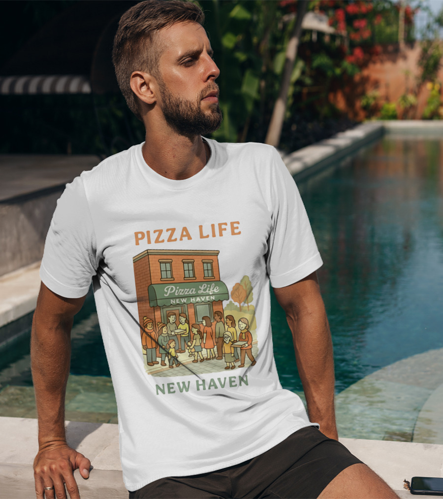Pizza Life New Haven Family Gathering At Pizzeria T-Shirt