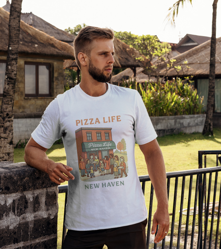 Pizza Life New Haven Family Gathering At Pizzeria T-Shirt
