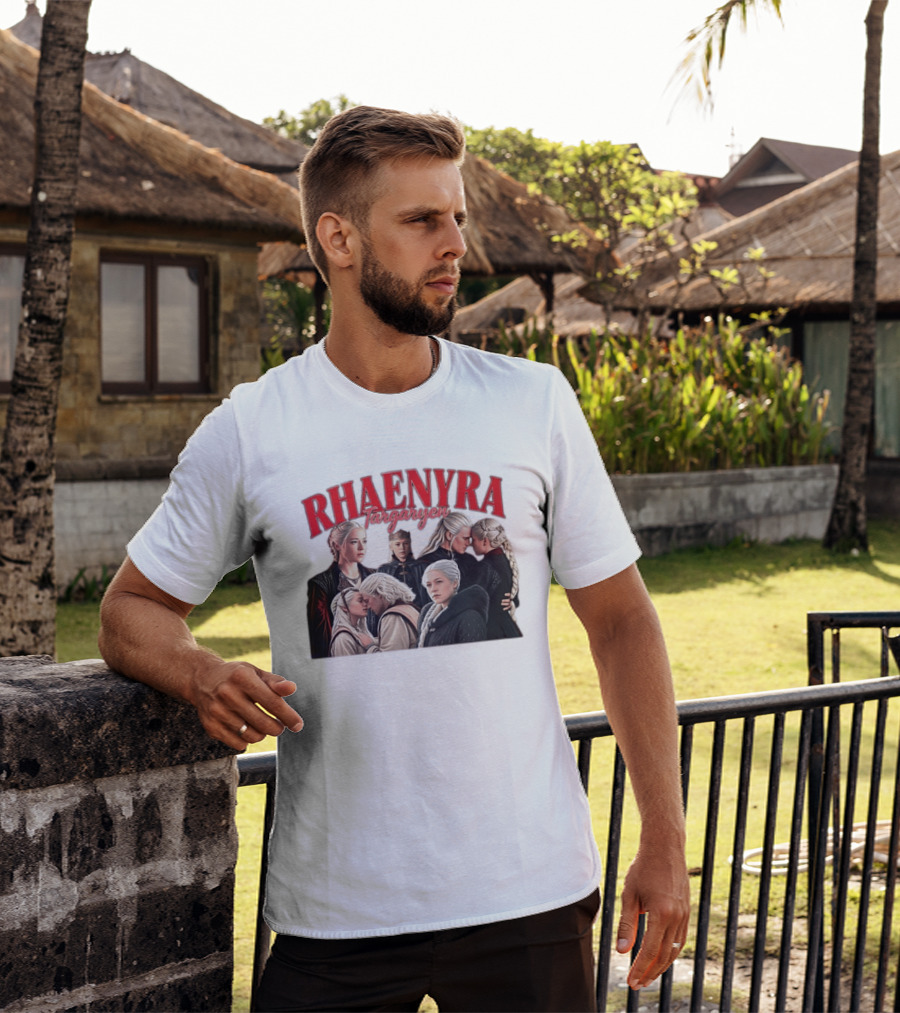 Rhaenyra Targaryen Photo Collage Bootleg Portraits T-Shirt