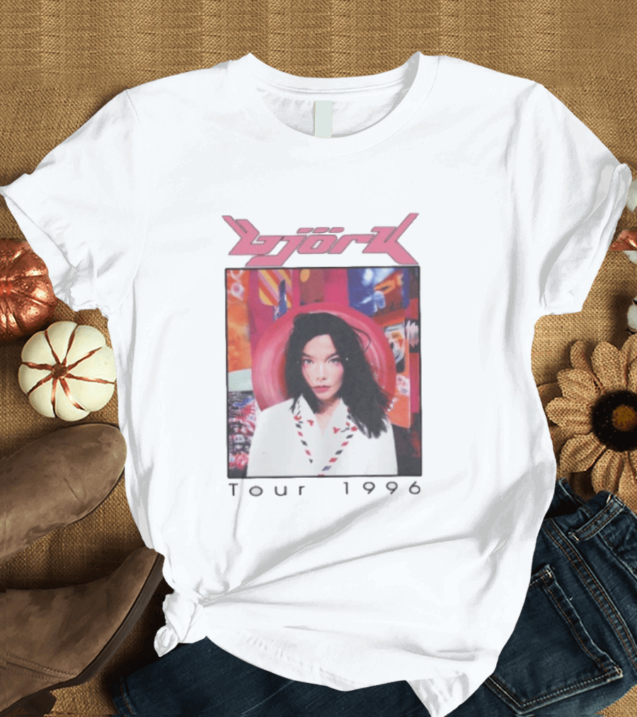 Björk Tour 1996 Post Icelandic Singer T-Shirt