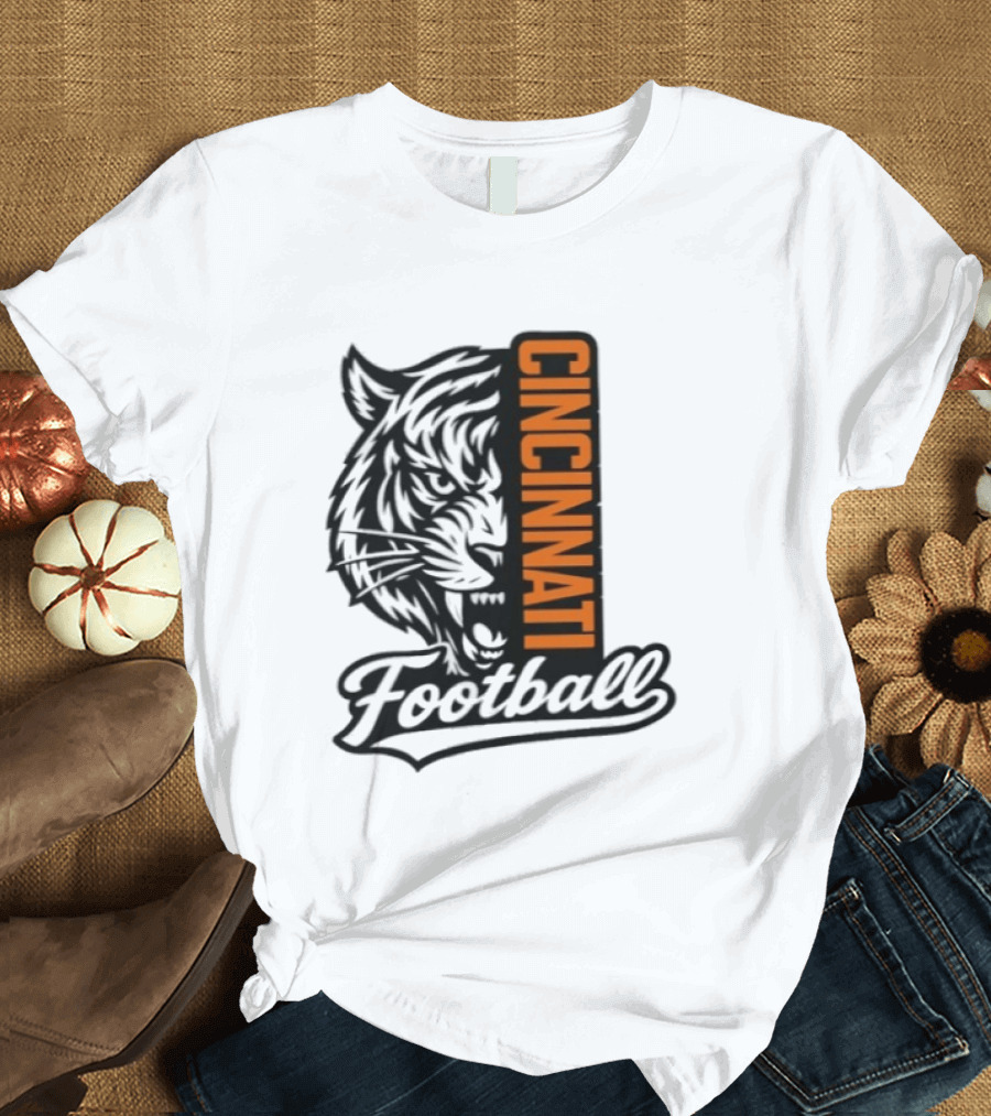 Cincinnati Football Tiger Tiger Iconic Team T-Shirt