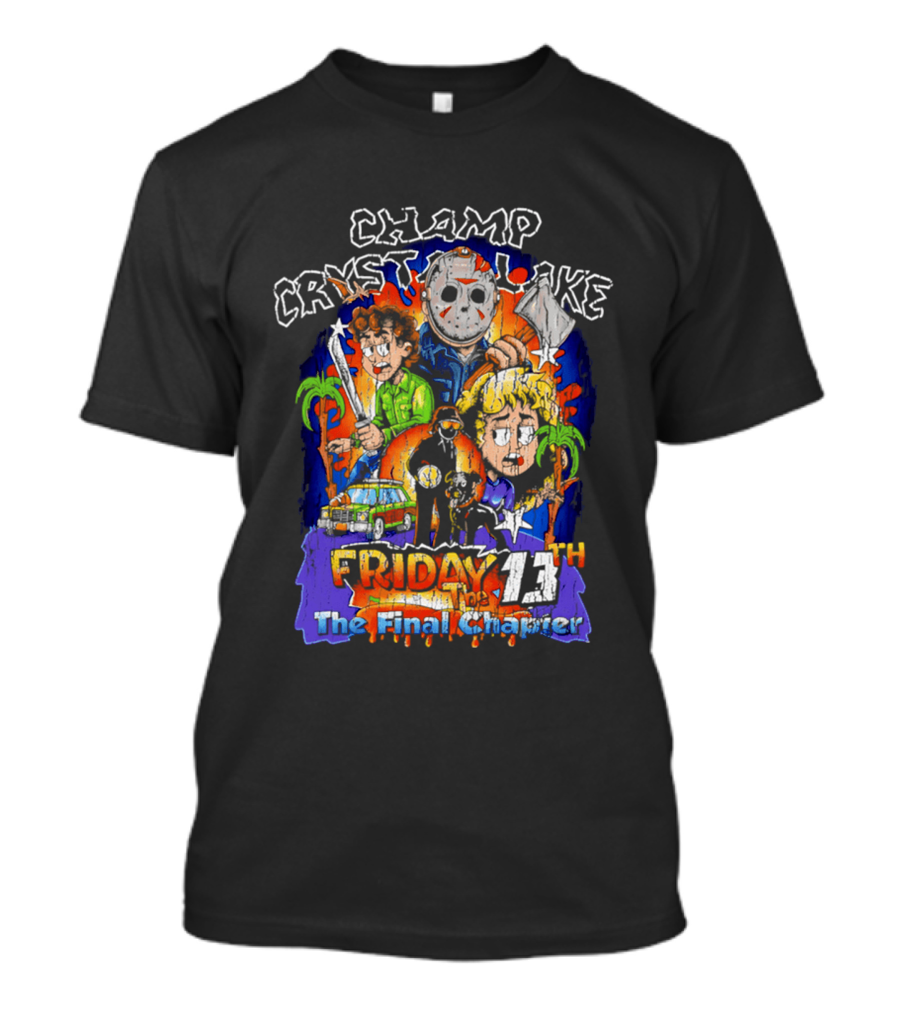 Champ Crystal Lake Friday The 13th The Final Chapter T-Shirt