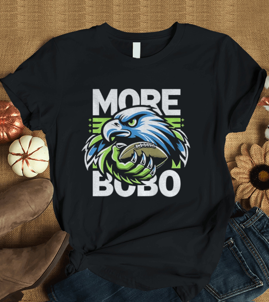 Jake Bobo More Bobo Seattle Seahawks Football Vibrant Gradient 2025 T-Shirt