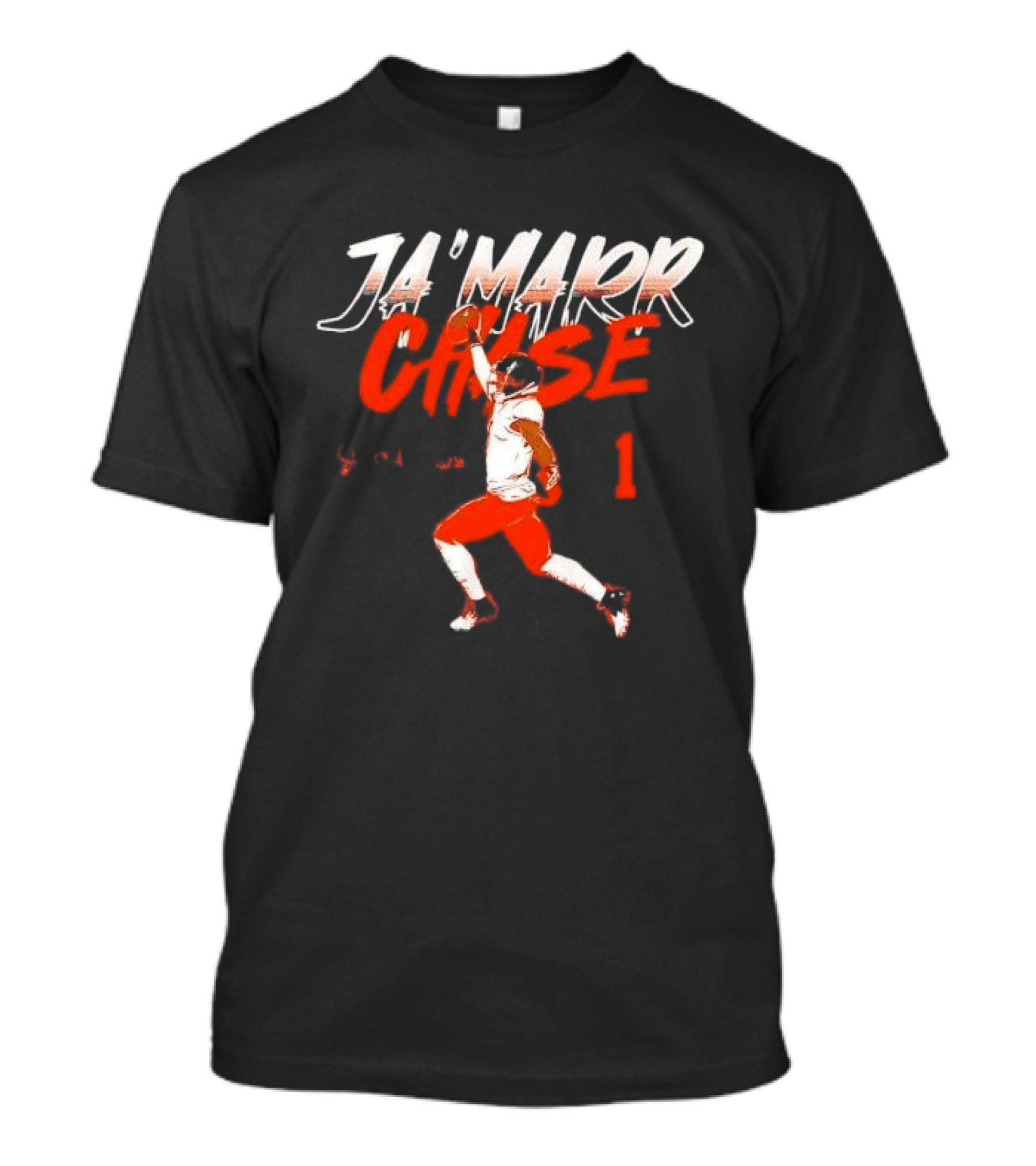 Cincinnati Bengals Ja'Marr Chase One Handed Catch 1 Receiver T-Shirt