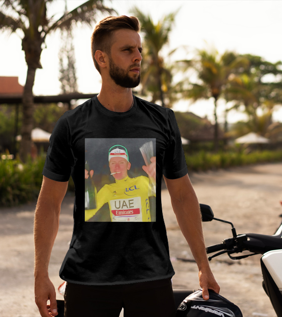 UAE Emirates LCL Tour De France Winner Celebrating T-Shirt