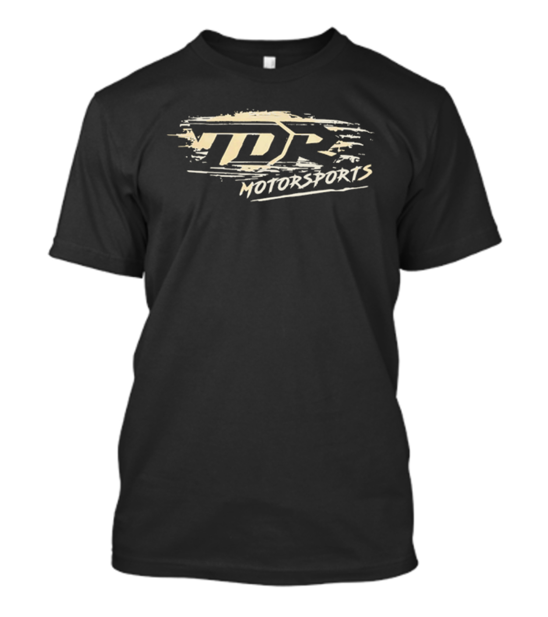 TDR Motorsports Distressed Brushstroke Paint Splatter Banner T-Shirt