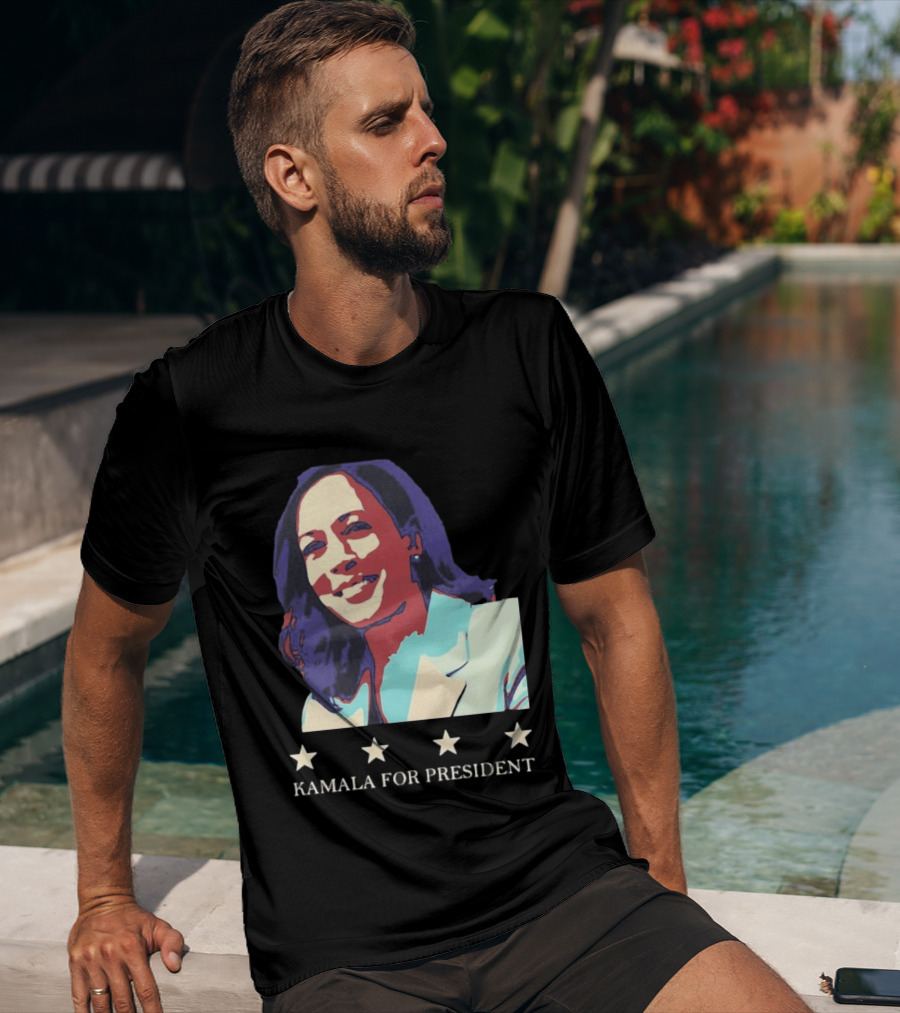 Kamala For President Pop Political Four Star T-Shirt