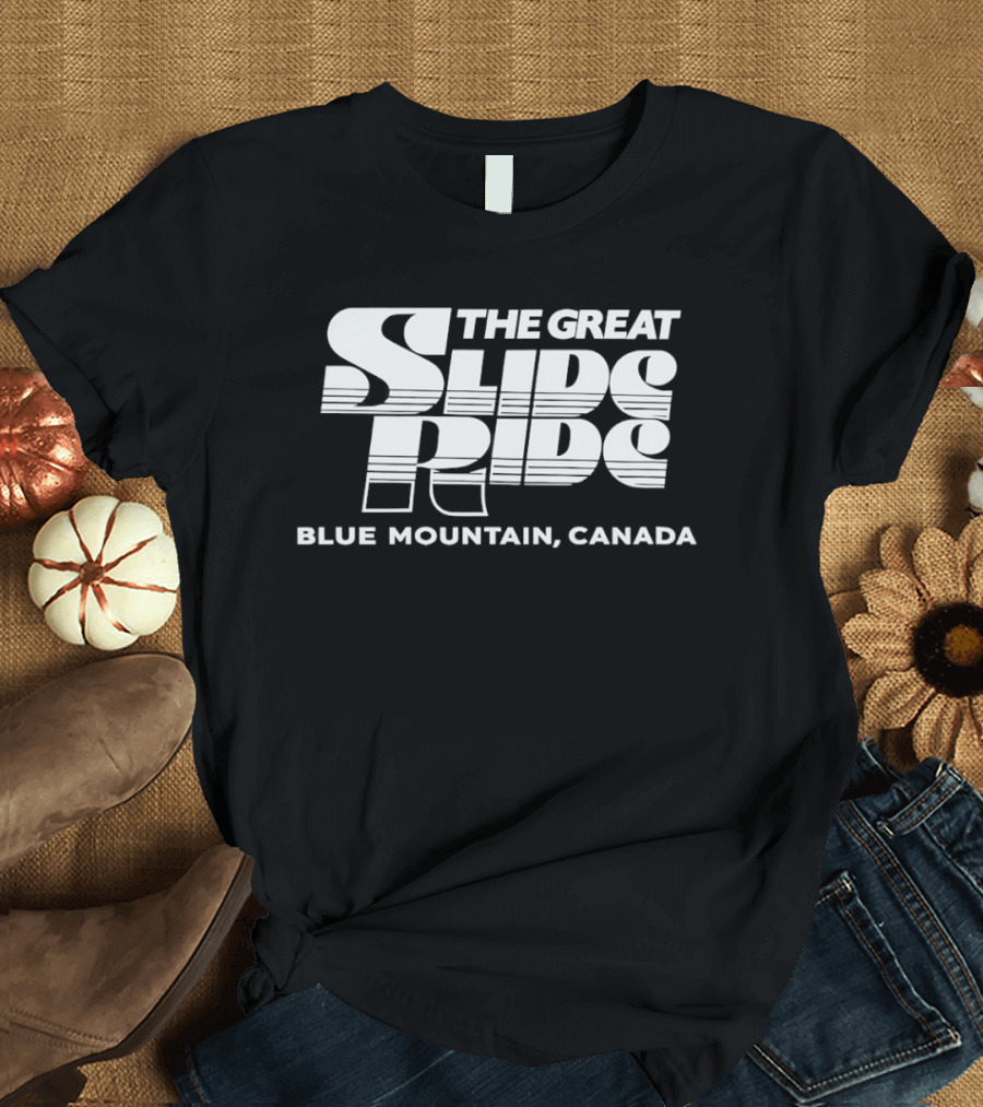 The Great Slide Ride Blue Mountain Canada Adventure Experience T-Shirt