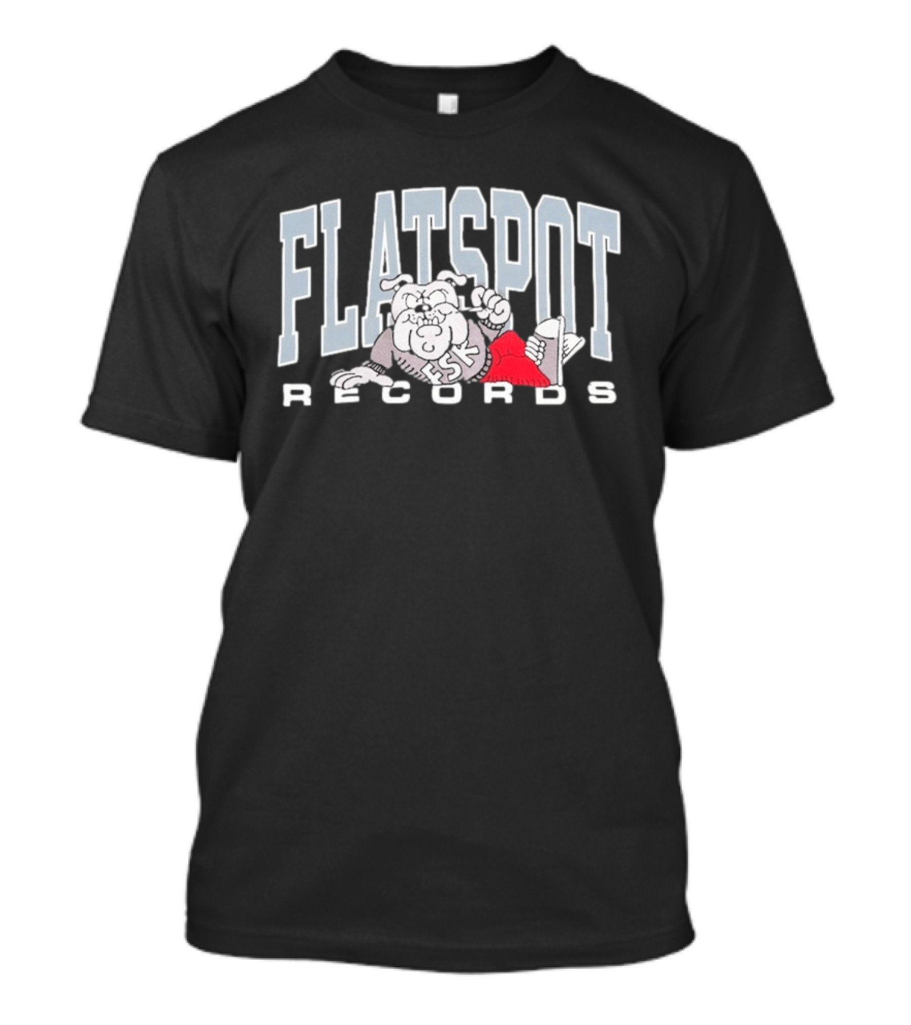 Flatspot Records FSK Embroidered Chill Dog T-Shirt