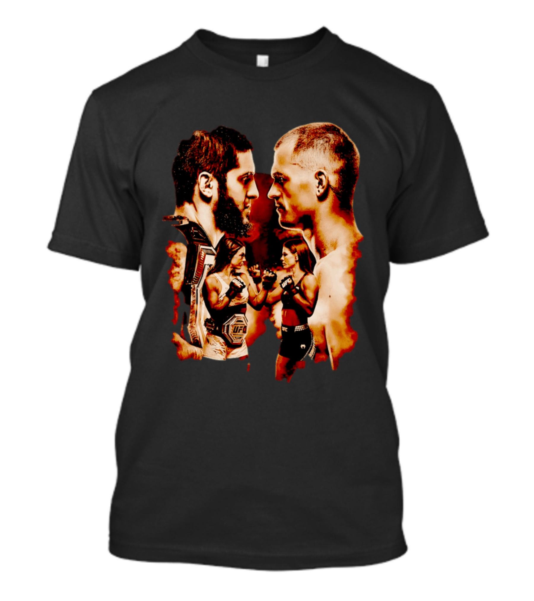 UFC 330 Matchup Islam Makhachev Vs Alexander Volkanovski Face Off T-Shirt