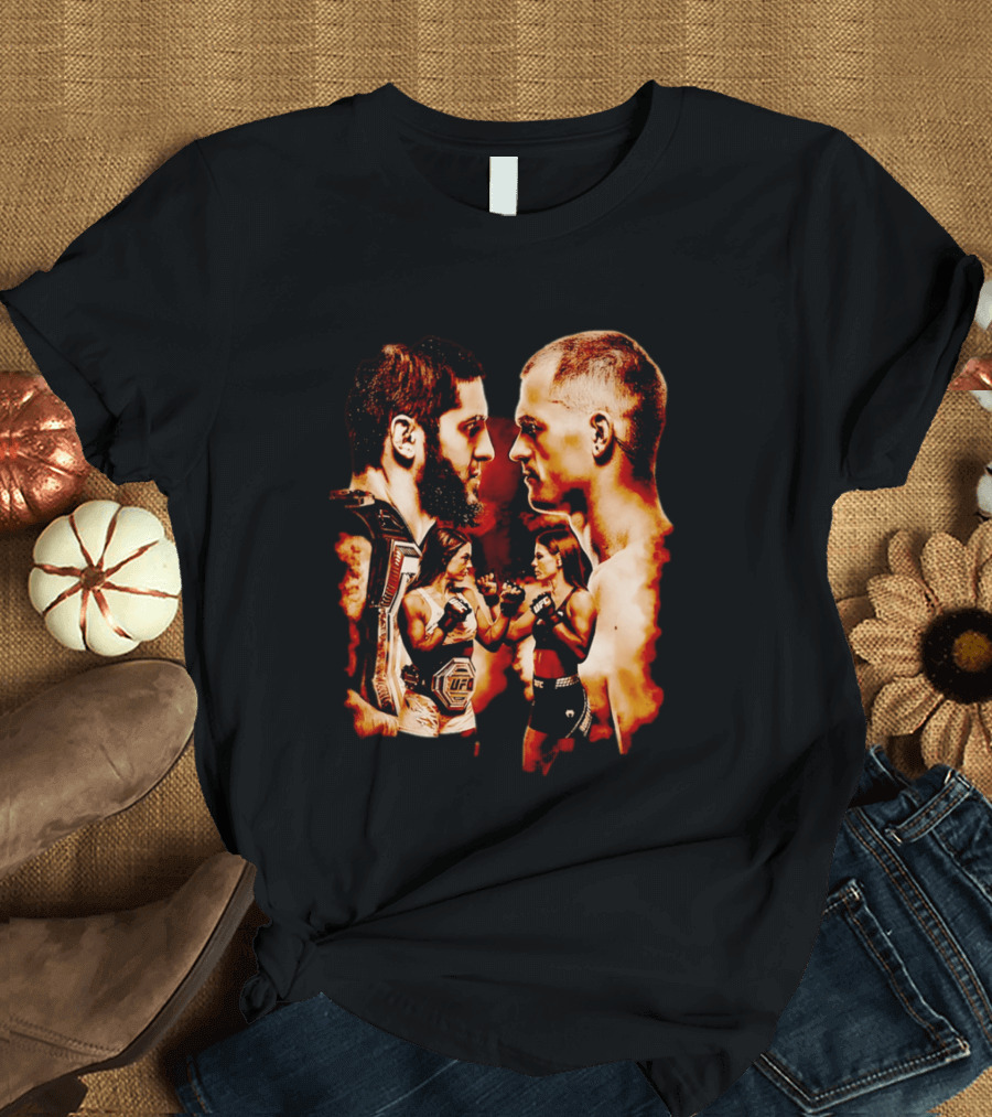 UFC 330 Matchup Islam Makhachev Vs Alexander Volkanovski Face Off T-Shirt