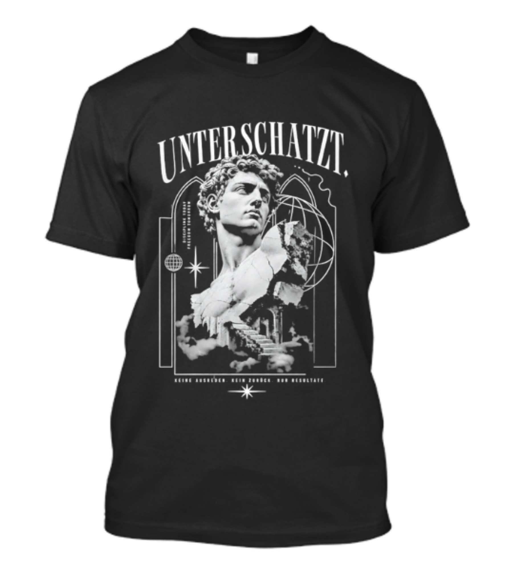 Unterschaetzt Discipline Classical Bust Keine Ausreden Keine Ergebnisse T-Shirt