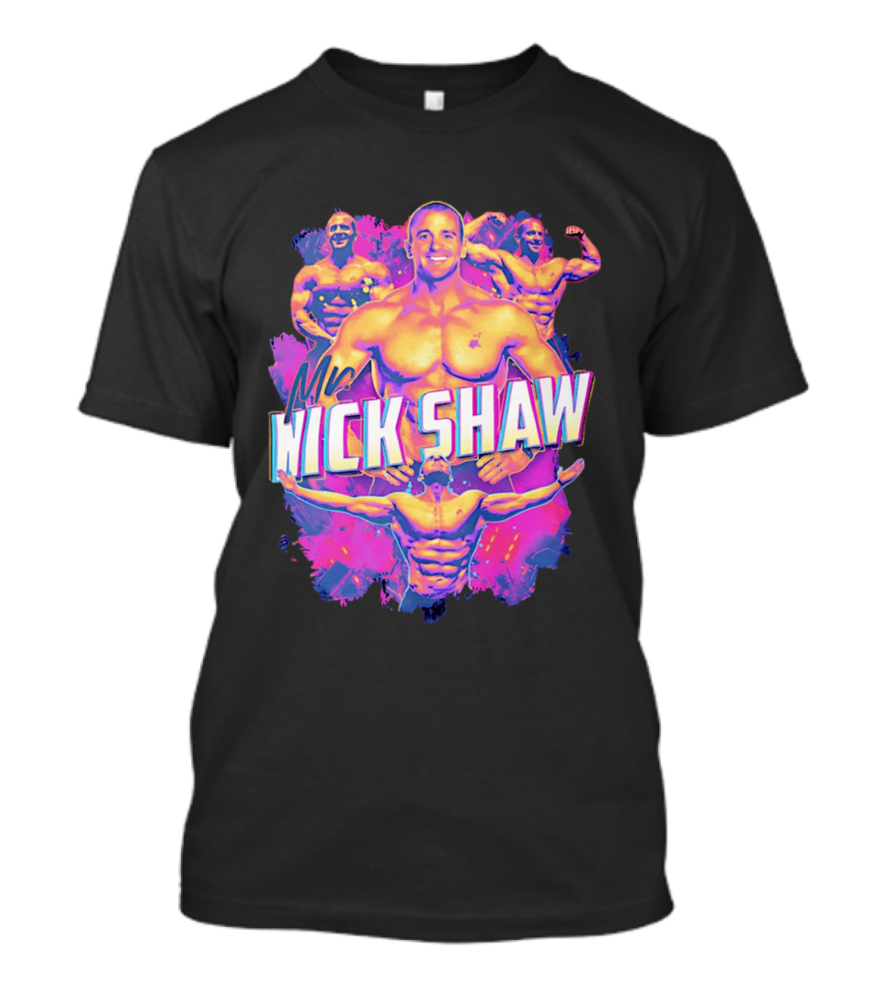 Mr Nick Shaw Bodybuilding Motivation Fitness Enthusiast Hype T-Shirt
