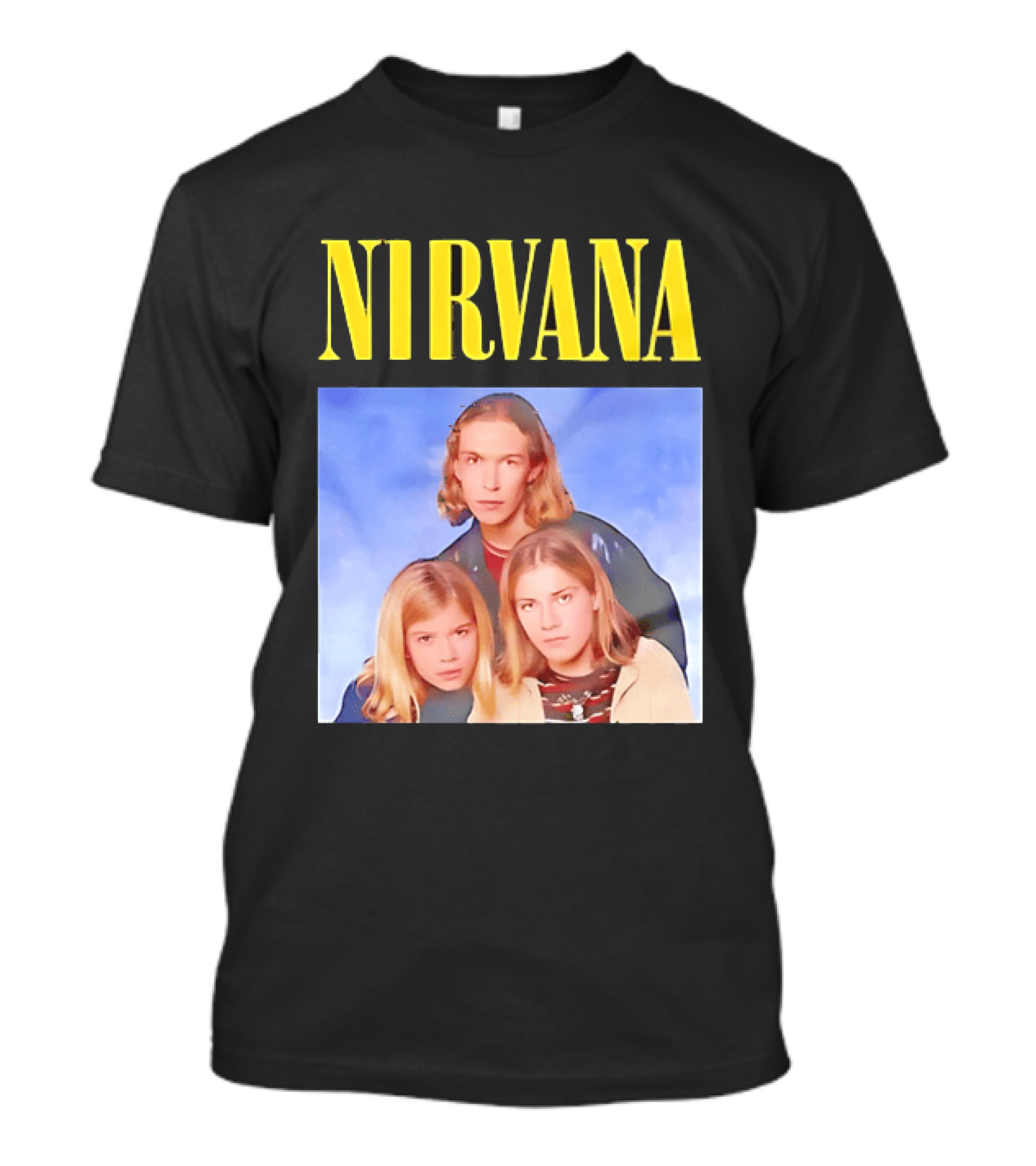 Nirvana Hanson Trio Blue Cloud Bootleg T-Shirt