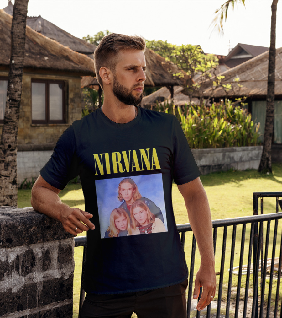 Nirvana Hanson Trio Blue Cloud Bootleg T-Shirt