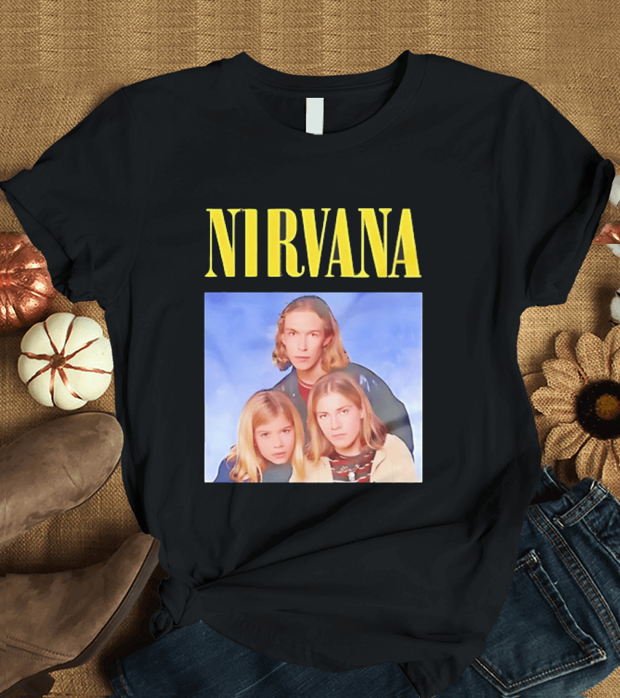 Nirvana Hanson Trio Blue Cloud Bootleg T-Shirt