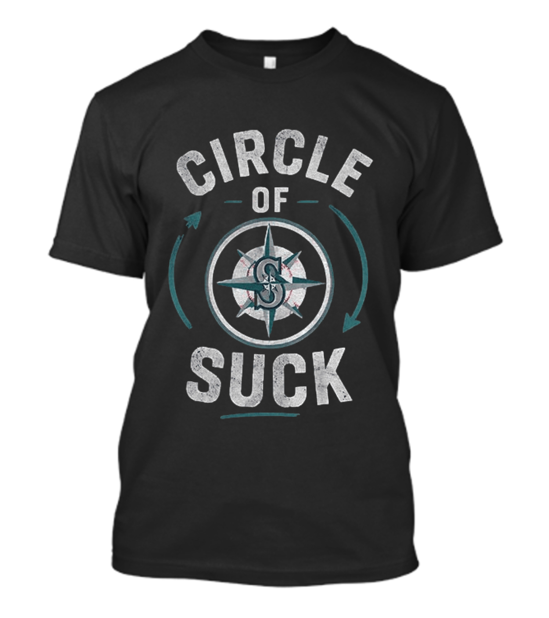 Circle Of Suck Seattle Mariners T-Shirt
