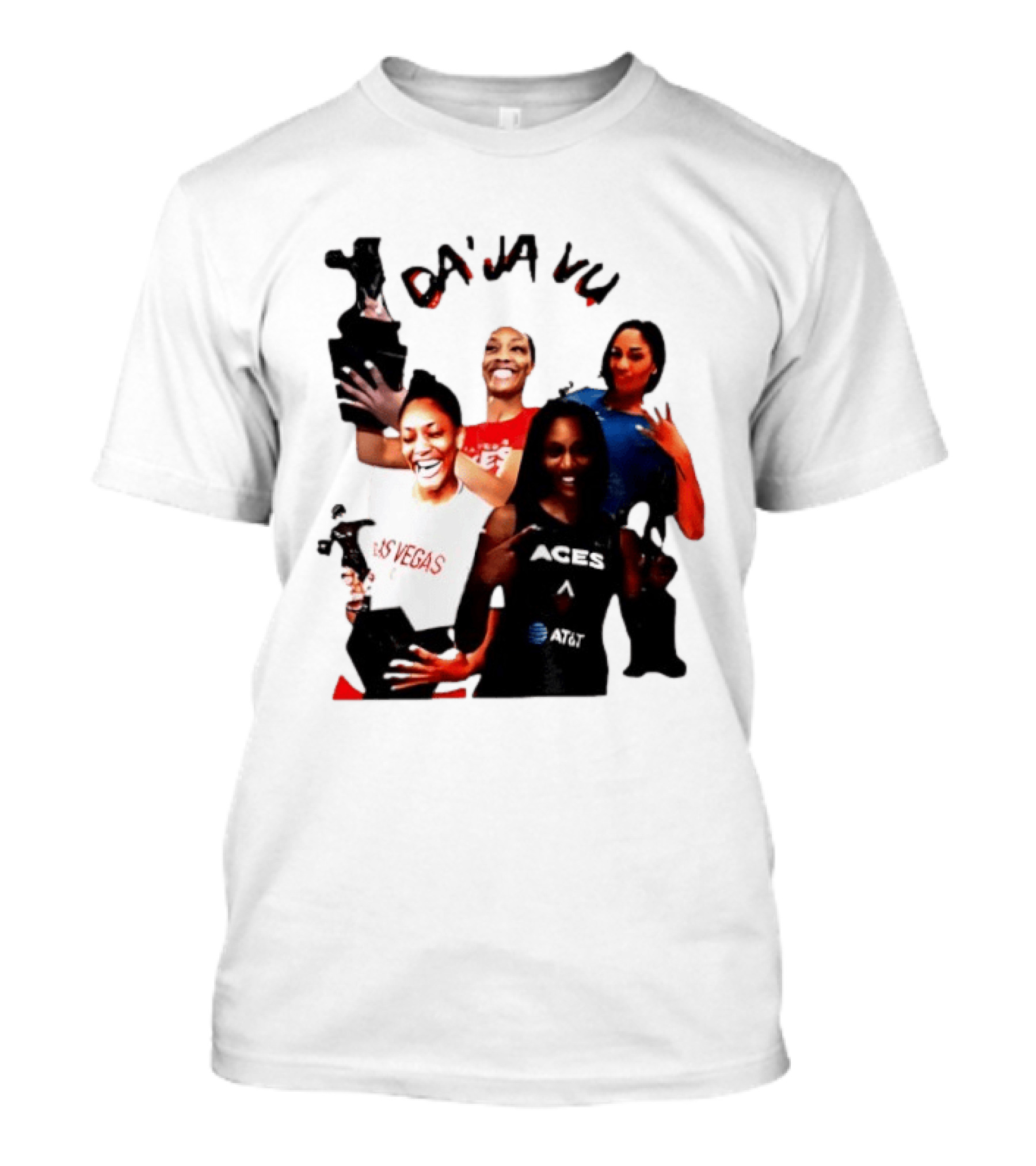 Aja Wilson DA'JA Vu Las Vegas Aces 4X MVP WNBA Legend T-Shirt