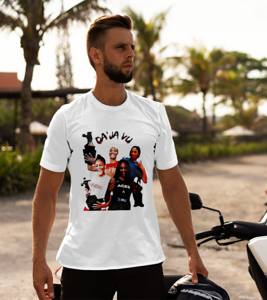 Aja Wilson DA'JA Vu Las Vegas Aces 4X MVP WNBA Legend T-Shirt