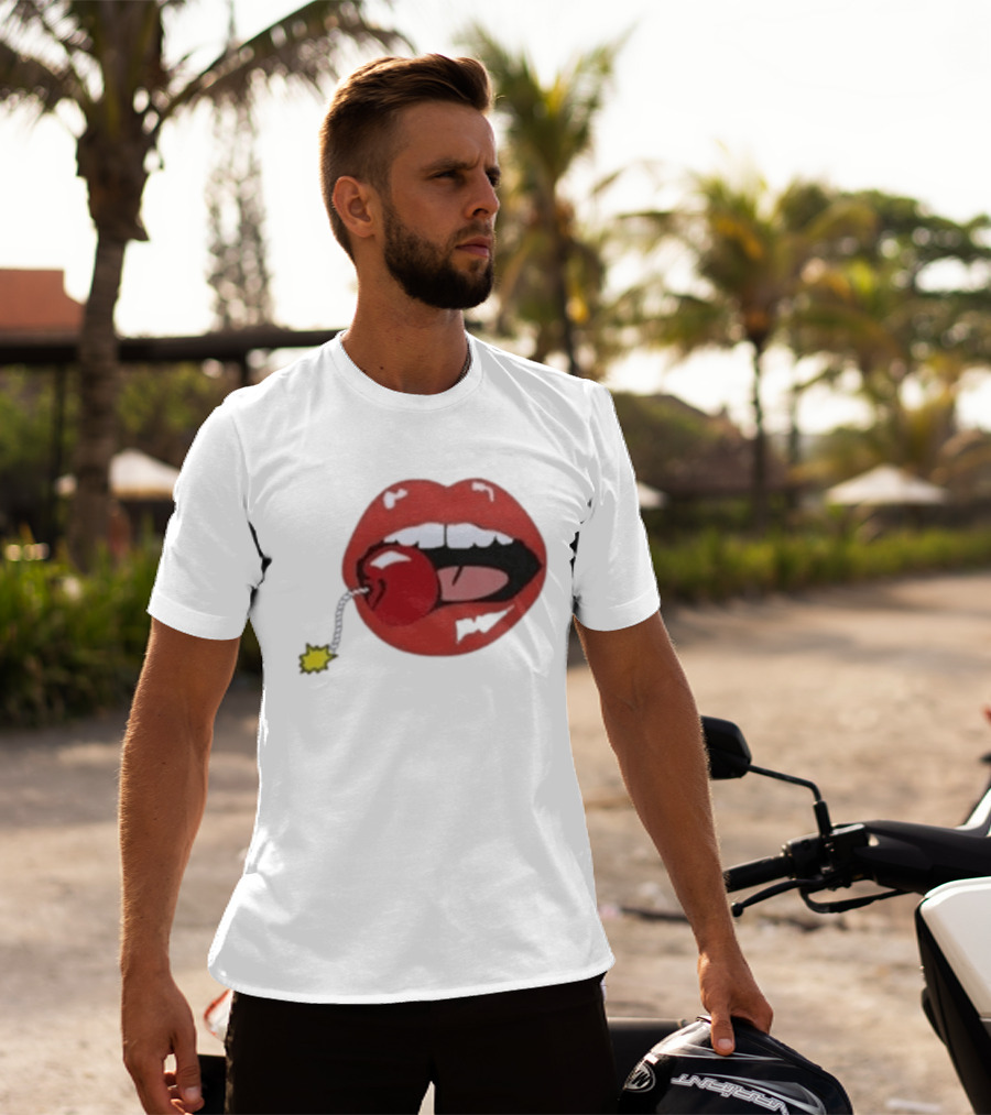 Argylle Aidan Wilde Cherry Lips Bomb T-Shirt