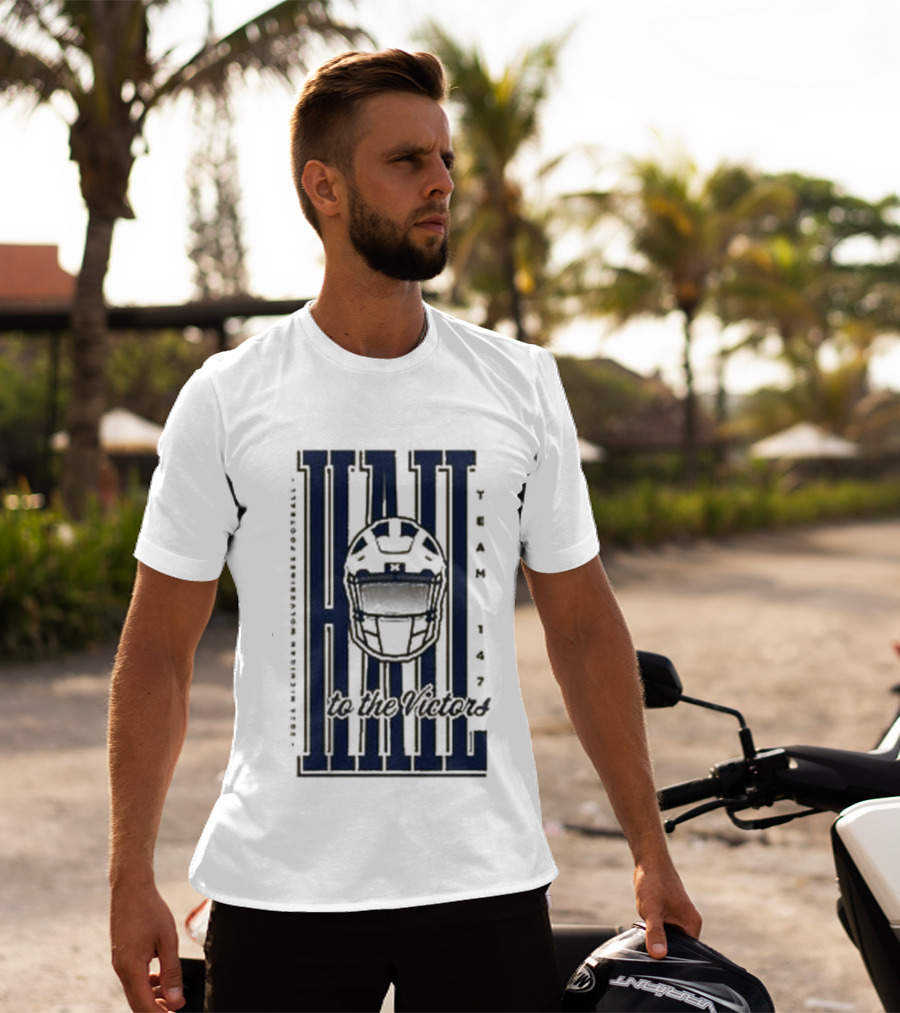 Hail Michigan Wolverines Football Helmet Icon 2026 T-Shirt