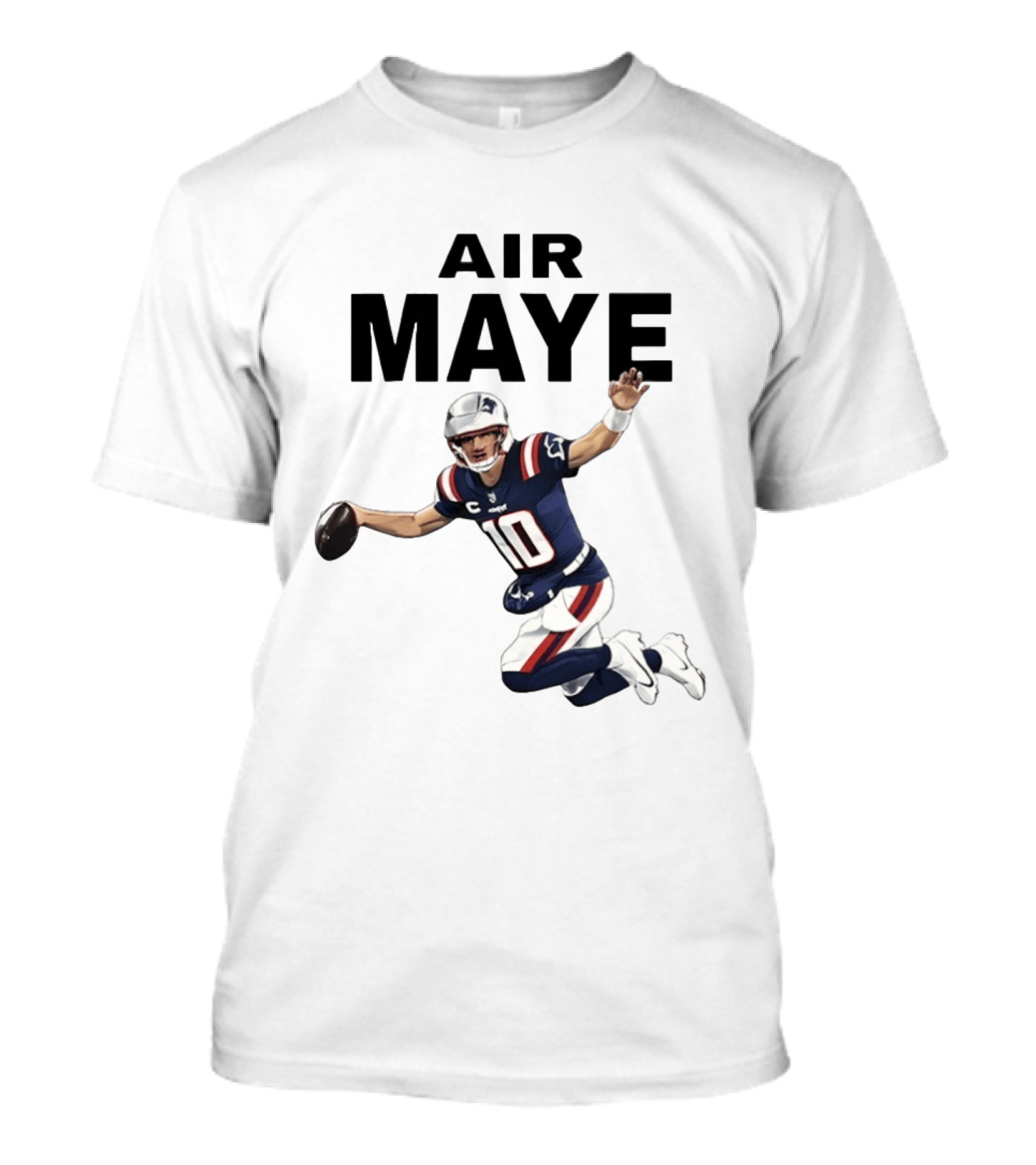 New England Football Air Maye Quarterback Number 10 T-Shirt