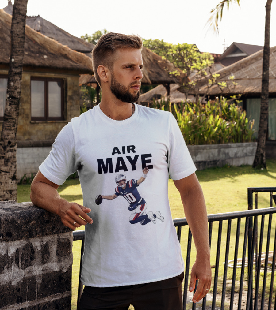 New England Football Air Maye Quarterback Number 10 T-Shirt